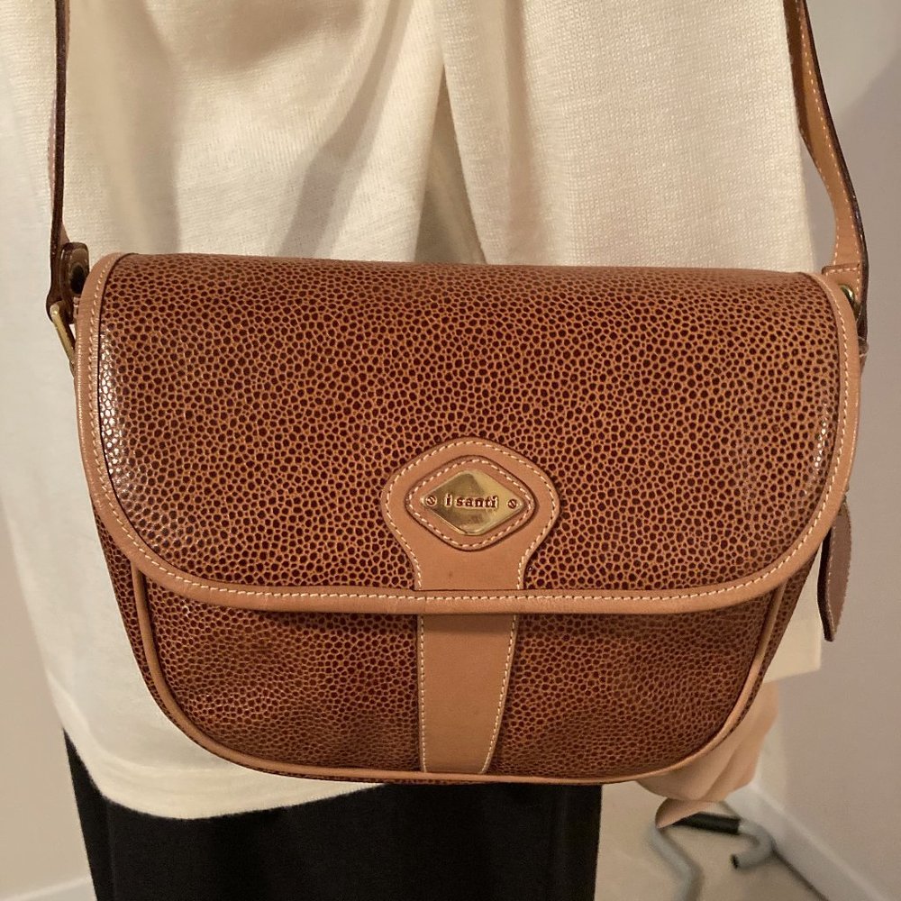 ISANTI Handbag, Leather , Shoulder bag, Made In Italy, Great Condition